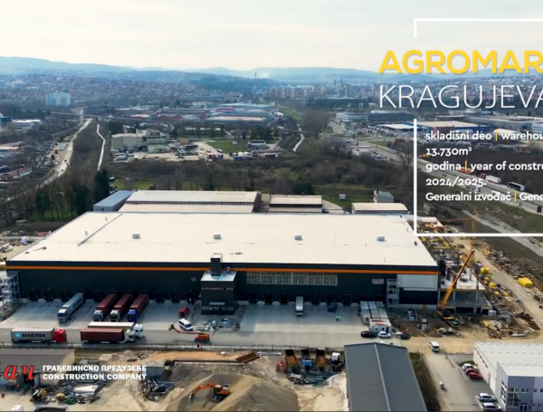 Uspešno Završena Izgradnja Skladišnog Dela – Agromarket Kragujevac